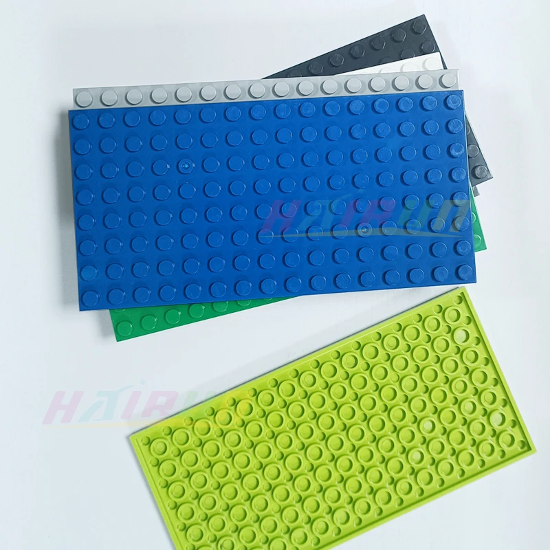 Plaque de Base classique MOC à 8x16 points, 5 pièces, blocs de construction de figurines de ville, pièces en briques compatibles avec 92438, jouets pour enfants, cadeau