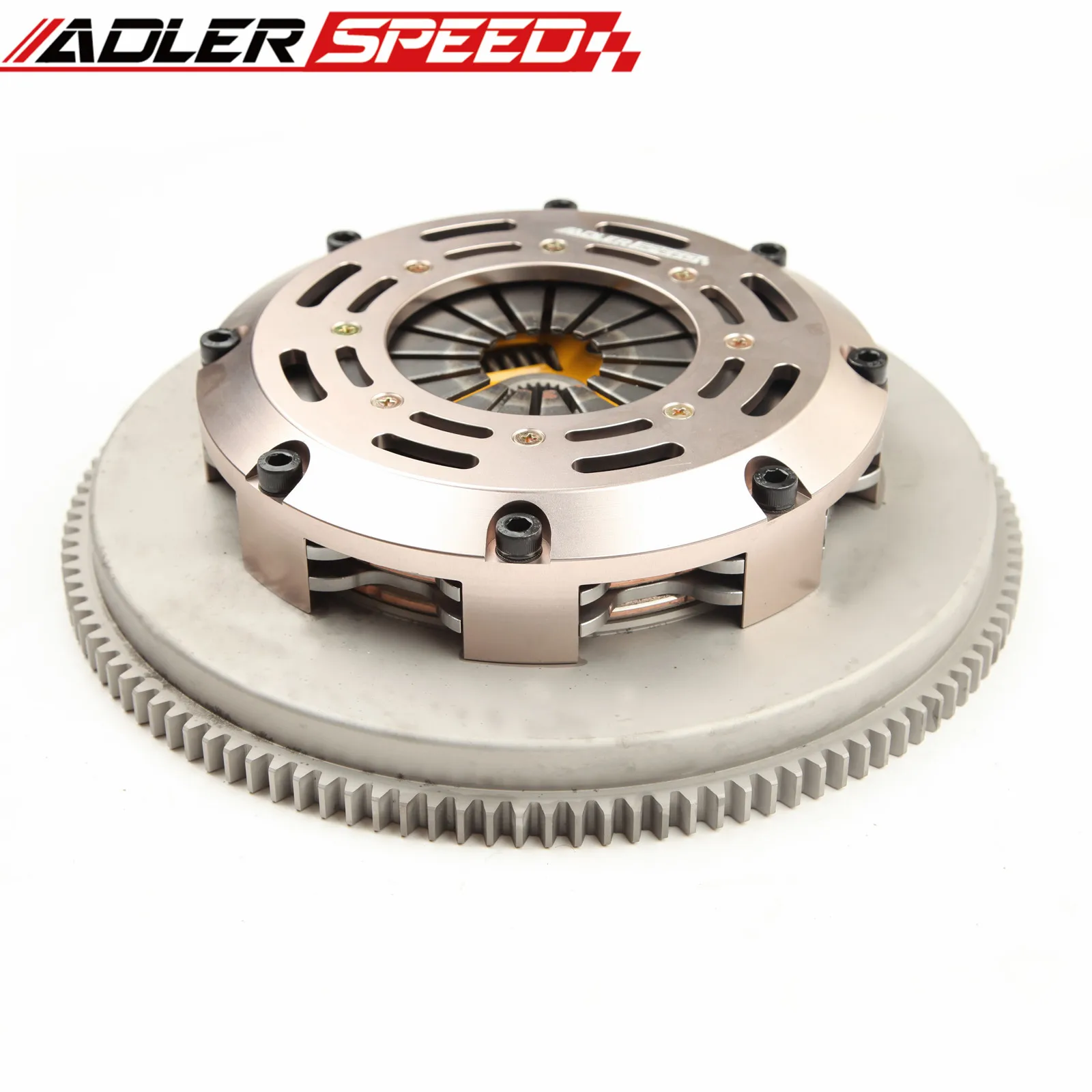 ADLERSPEED Sprung Clutch Twin Disc For Nissan Skyline GTS GTR R32 R33 RB20DET RB25DET 5-SPEED