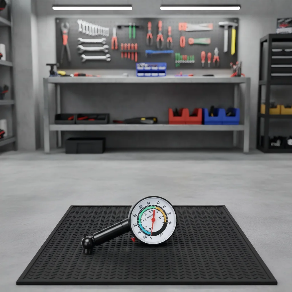 

Mini Car Tire Gauge - Auto Tire Diagnostic Tool with Dial Tester for Motorcycle & Bicycle Wheel