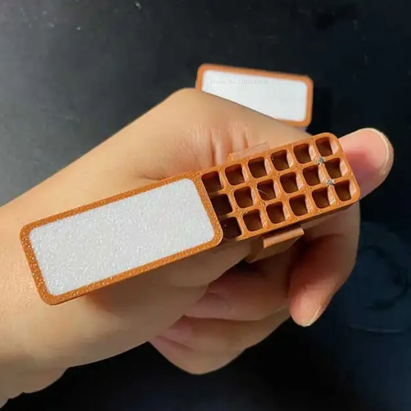 Portable Mini Finger Watercolor Palette 8/18 Grid Ring Pigment Box Student Artist Travel Sketch Nail Painting Art Supplies