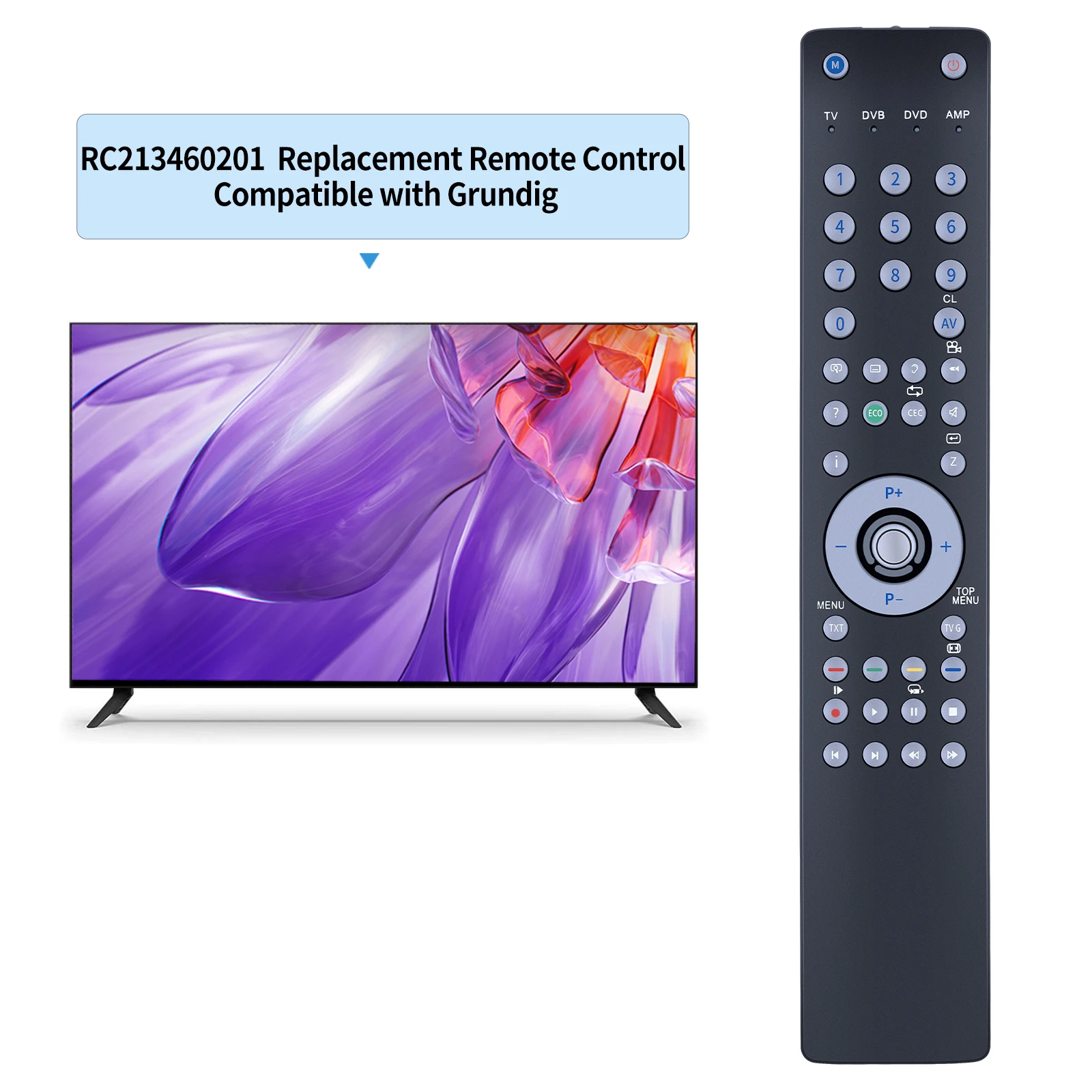 

Новый сменный пульт дистанционного управления для Grundig RC2134602/01 TP3 RC2134602