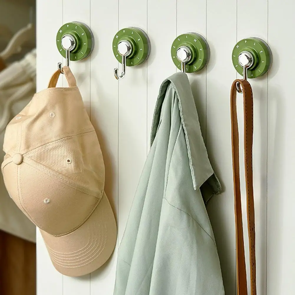 Storage Rack Heavy-duty Suction Cup Wall Hook for Bathroom Kitchen Storage Easy Installation Coat Hanger with 2.5kg Load