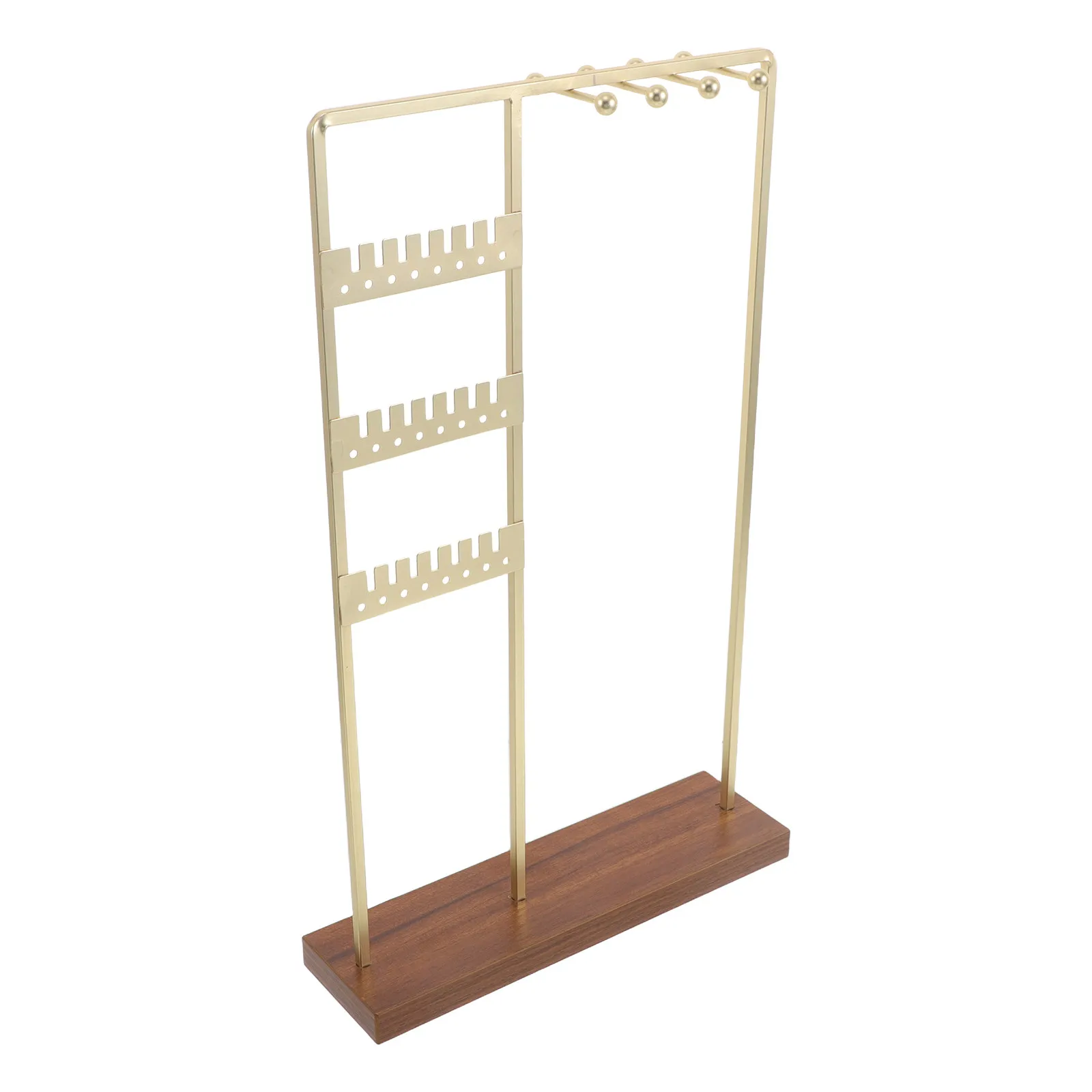 2Pack Jewelry Tower Stand Metal Earring Display Rack for Necklace Bracelet Holder Countertop Organizer 12 Inch