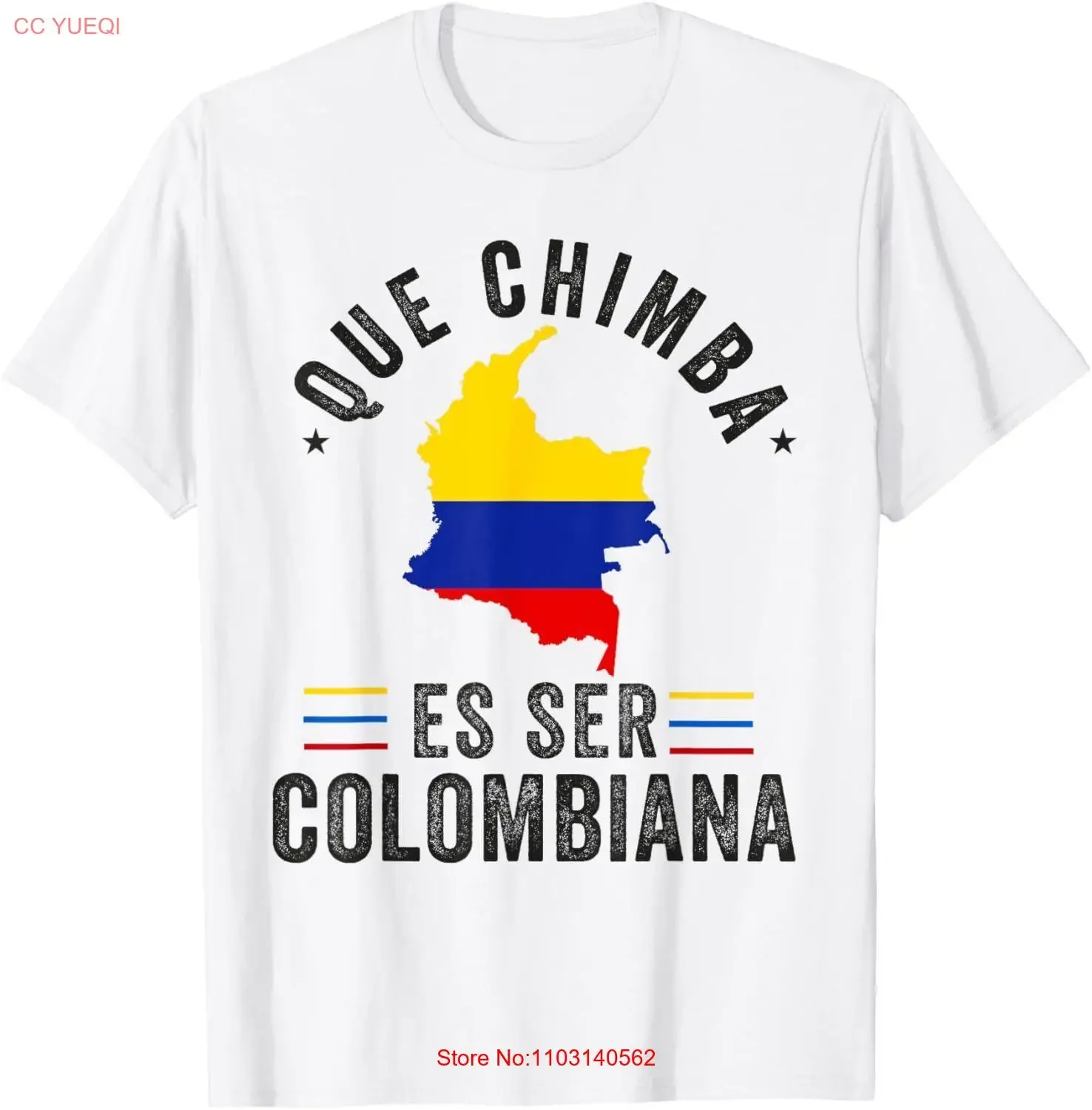 Funny Colombian Women Girl Jerga Colombiana Camiseta Mujer T Shirt vintage Washed Top For Everyday Wear Soft Stretched