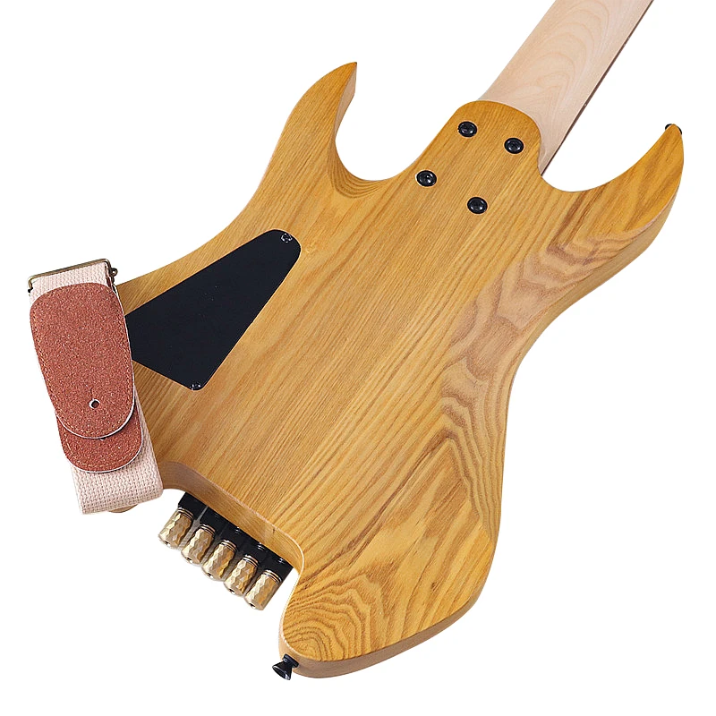 Fretless 5 Strings Headless Electric Bass Guitar 41 Inch Bass Guitarra Solid Ashwood Body New Arrival