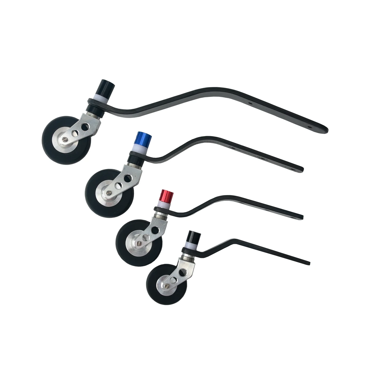 1 jeu de roues de remplacement pour train d'atterrissage en Fiber de carbone, 20CC/ 40CC/ 50CC/ 63CC/ 80CC/ 100CC, pour moteur à essence, avion RC