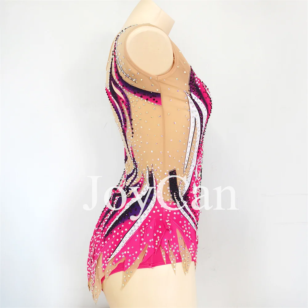 جويكان وردي سبانديكس ثياب الجمباز للفتيات والنساء ، ملابس رقص أنيقة للمنافسة