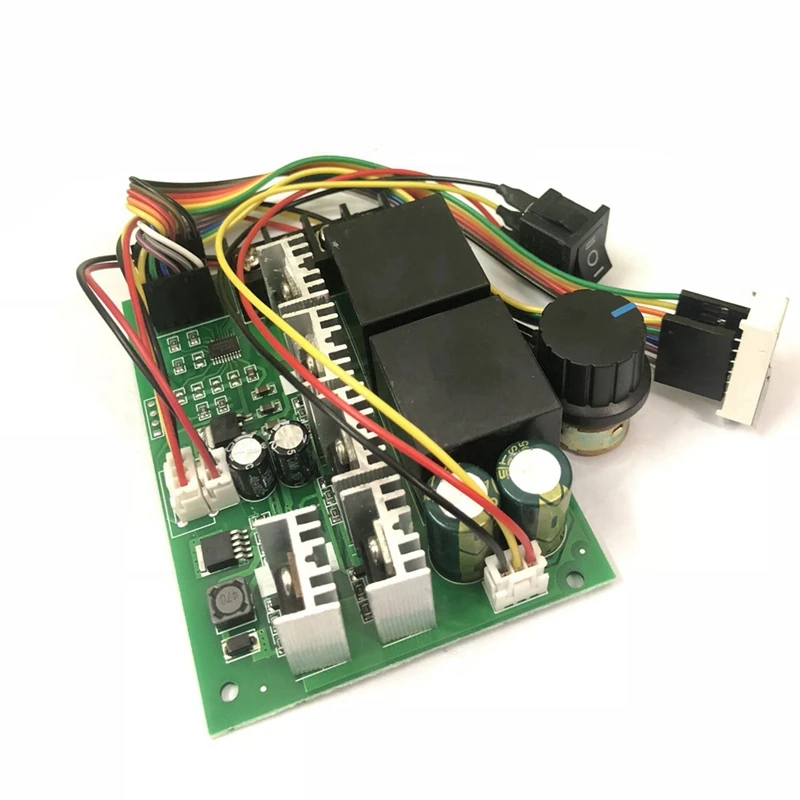 Controlador de velocidad del Motor de CC PWM, 1 piezas, CC 10 -55V, pantalla LED Digital 0 -100%, módulo de accionamiento ajustable