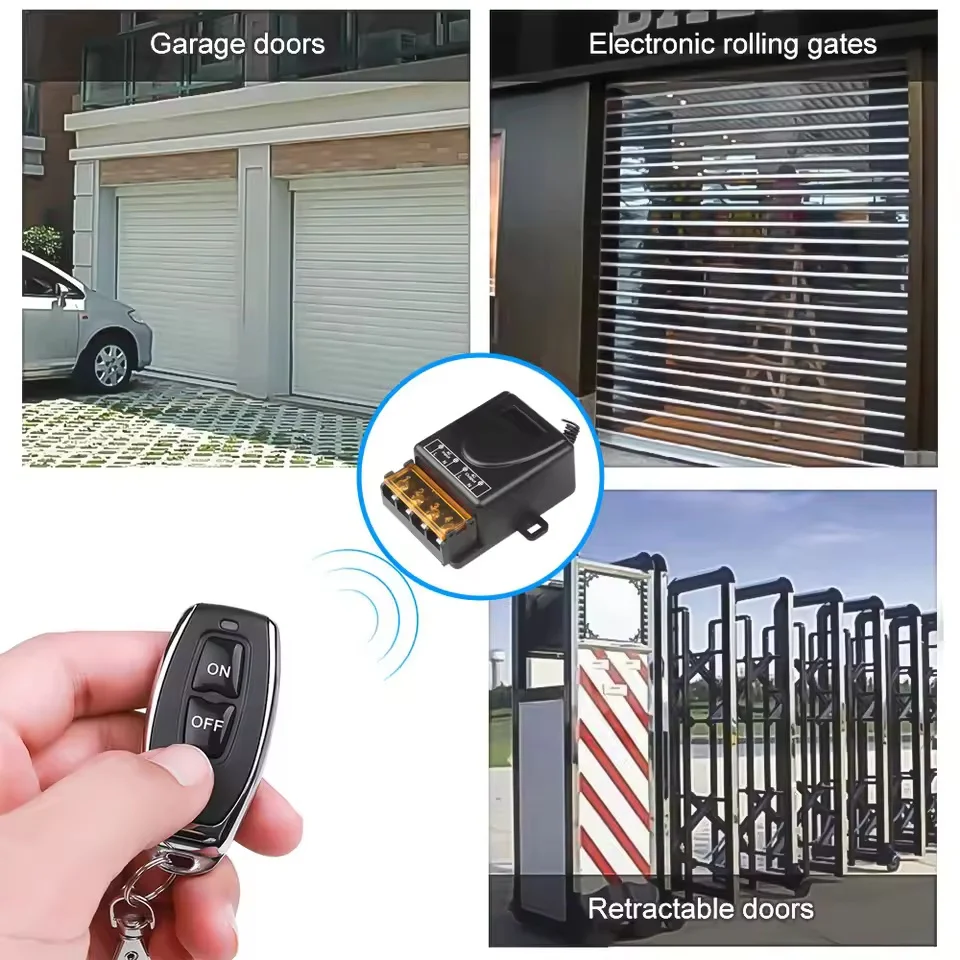 AC220V 433Mhz مفتاح التحكم عن بعد 30A Hign الطاقة على إيقاف جهاز إرسال التحكم عن بعد لمحرك مضخة المياه LED/الأجهزة الكهربائية