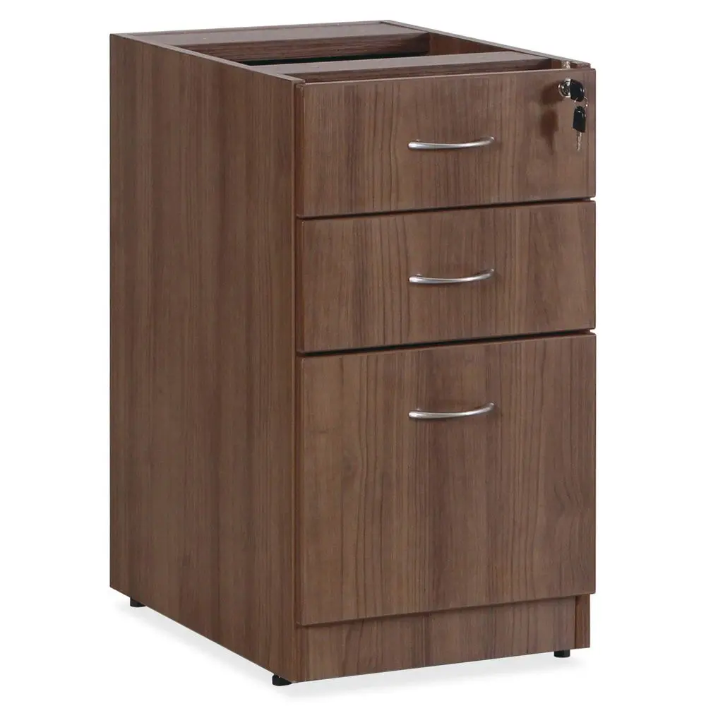 

Essentials Walnut B B F Fixed Pedestal