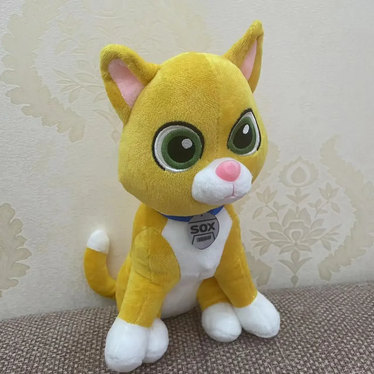 

Disney Cartoon Buzz Lightyear Anime Plush Yellow Cat Plush Stuffed Toy Kids Gift