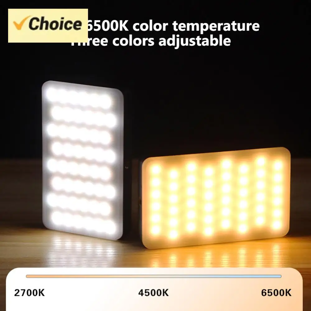 

Ручной заполняющий светильник 2700-6500K, освещение для фотосъемки, перезаряжаемая портативная световая панель для видеоблогов фотографий