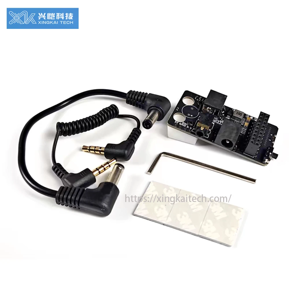 Óculos fpv vrx 5.8g 3.0 plus simulação durável fácil rx protetor de alumínio caso capa vrx módulo montagem titular para dji óculos