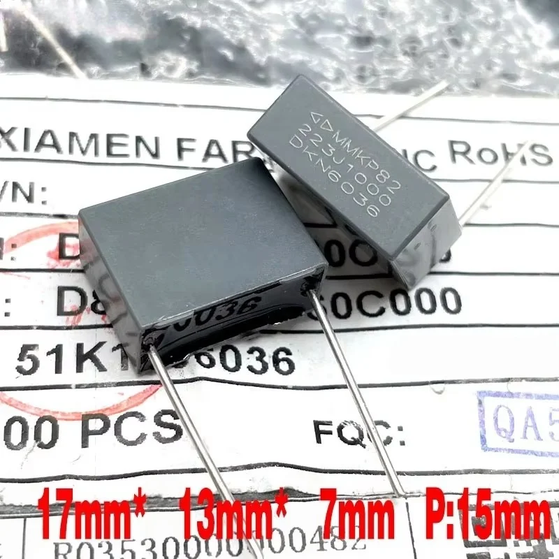 20PCS Xiamen Farah MKP82 223 22nf 0.022uf 1000v 1kv Safety Film Capacitor C823A