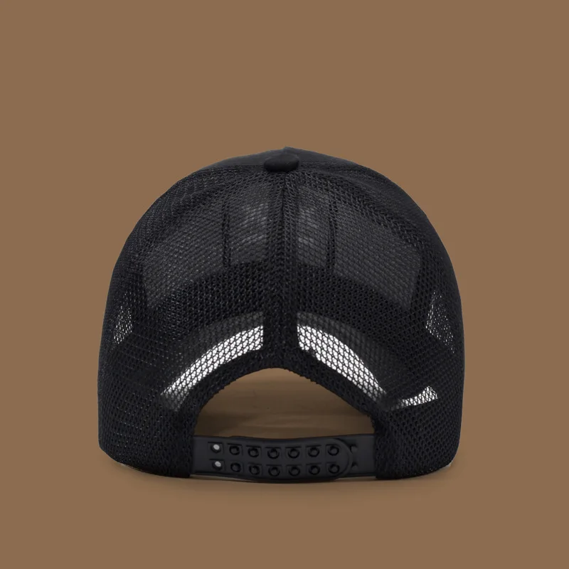 Men's Smiling Face Embroidered Baseball Cap, Fashionable Truck Driver Hat, Outdoor Adjustable Sun Protection Casual Hat