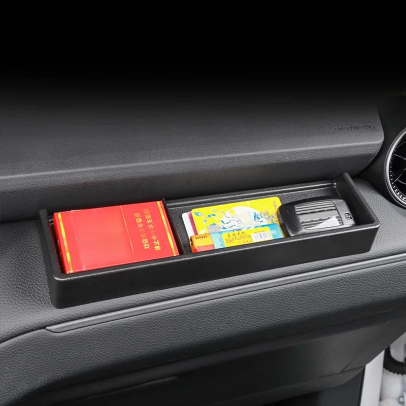 For Toyota Land Cruiser 250 Prado LC250 2024 Car Interior Accessories Passenger Side Glove Box Storage Holder ABS Black 1pc