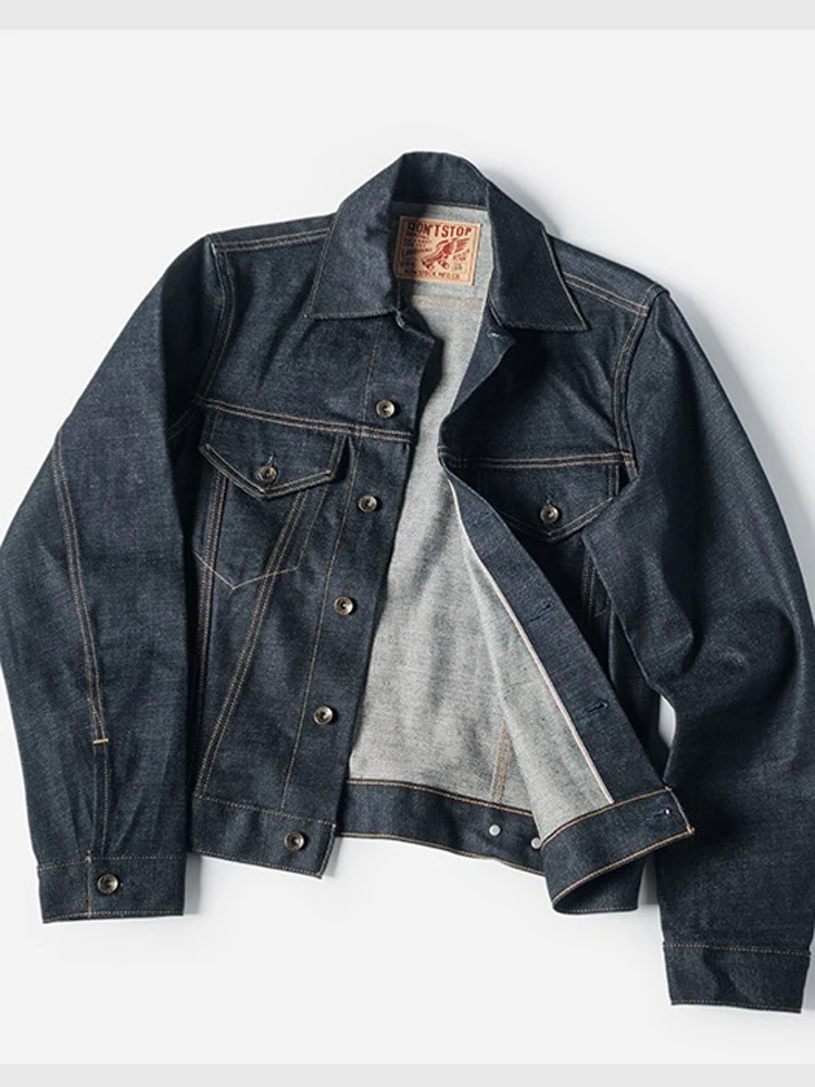 سترة غير مخزنة 3rd 557 من قماش الدنيم ذات الأذن الحمراء الأصلية #4