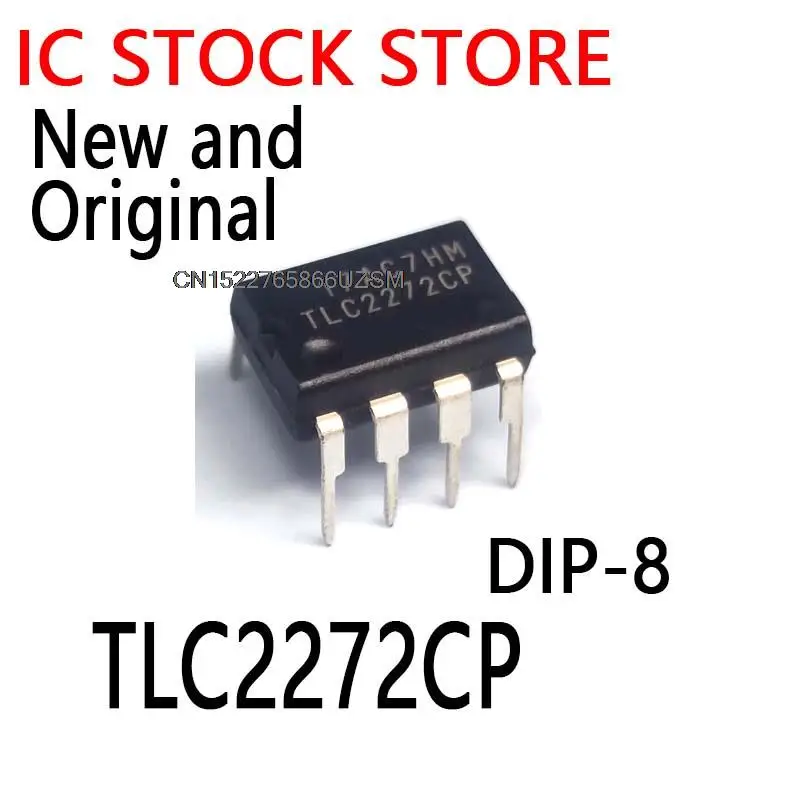 5PCS New and Original  DIP-8  TLC2272  2272CP  TL2272CP  TLC2272IP IC TLC2272CP