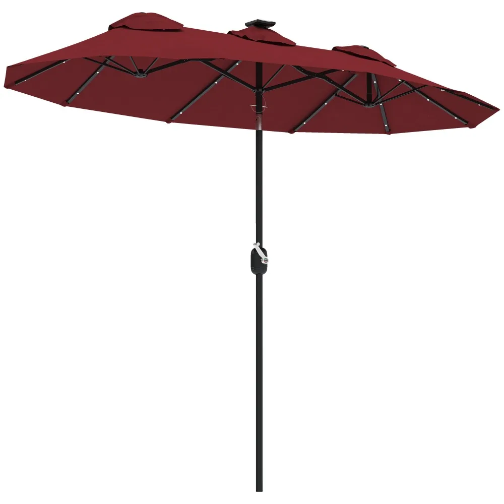 

Cantilever Tilt Offset Patio Umbrella Wine Red