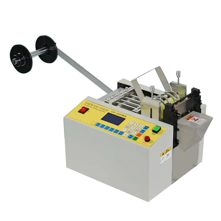 

Tube Cutting Machine Auto Copper Foil Heat Shrinkable PVC Tube Webbing Elastic Ribbon Cutting Machine
