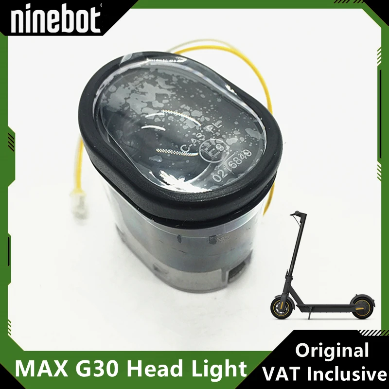 Original Head Light Assembly For Ninebot MAX G30 G2 Electric Scooter Skateboard Head Lamp Front LED Light Replacement Accessorie