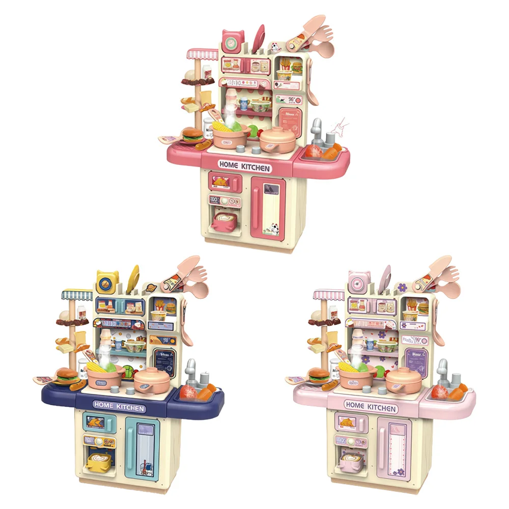 مجموعة لعب المطبخ للأطفال |   ألعاب الطبخ التظاهرية مع ملحقات الشيف والأضواء والأصوات |   هدية لعب الأدوار التعليمية للأطفال من سن 3 سنوات فما فوق