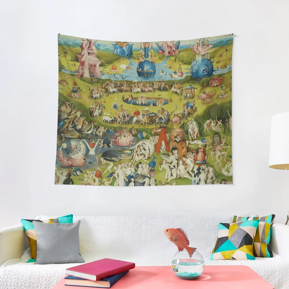 

Hieronymus Bosch The Garden of Earthly Delights Tapestry Bedroom Decor Decorations For Room Tapestry