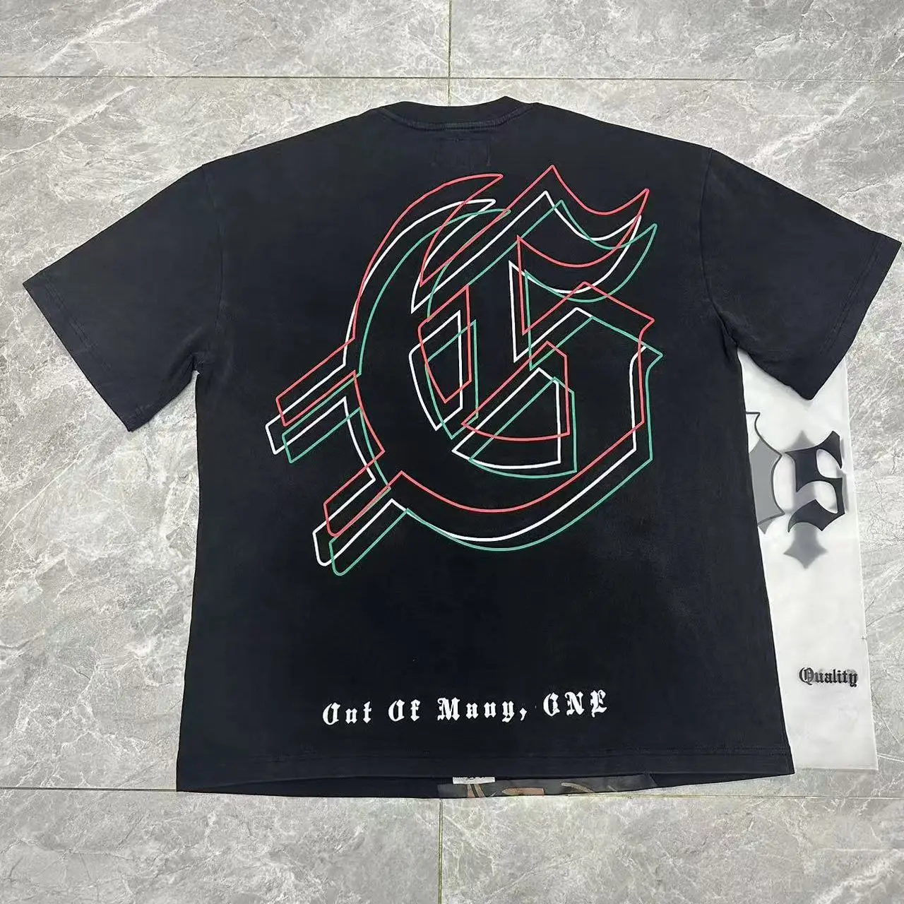 Godspeed American Trendy Brand Skull Head INS Retro Washed High Street Loose Casual Pure Cotton Short Sleeve T-Shirt