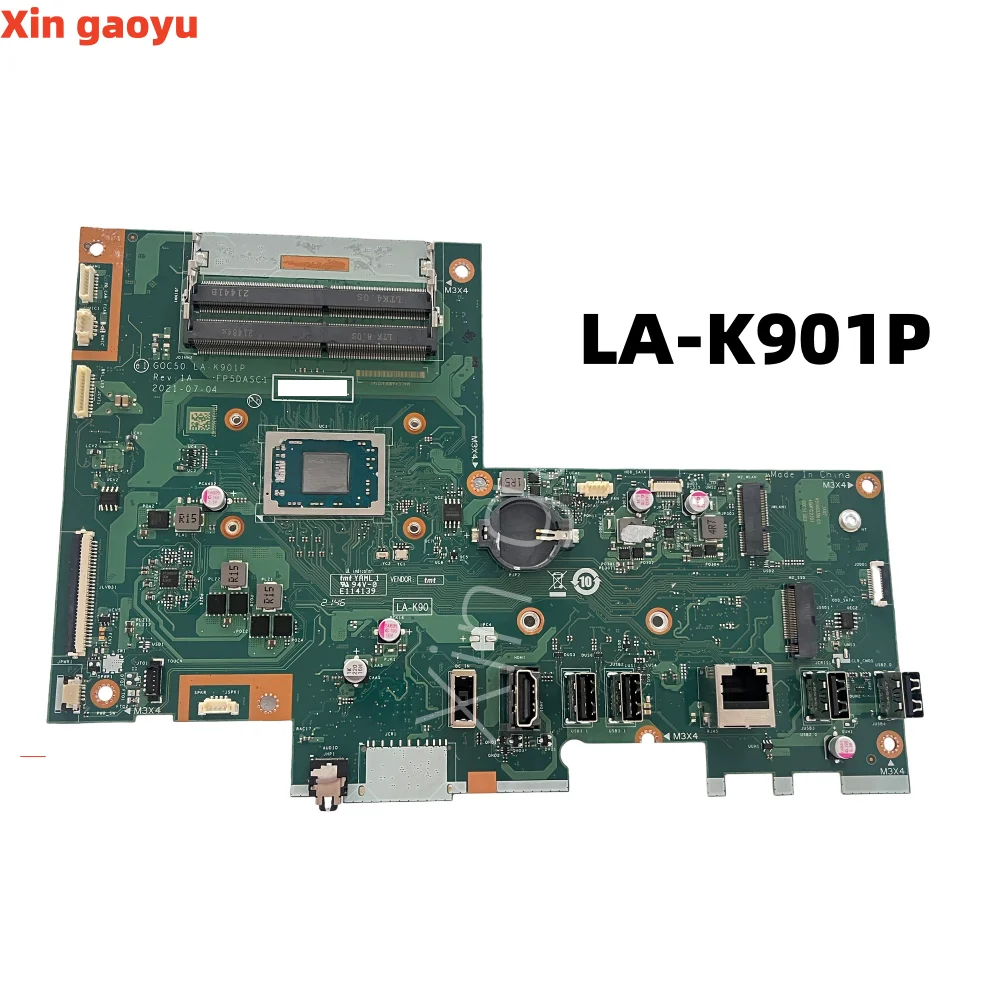 

LA-K901P оригинальная материнская плата для ноутбука Lenovo IdeaCentre AIO 3-24ADA6 3-22ADA6 с процессором R3-3250U, 100% тестирование, быстрая доставка