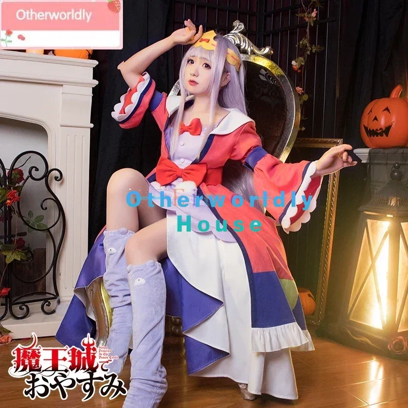 

Anime Sleepy Princess in the Demon Castle Maoujou de Oyasumi Princess Syalis Cosplay Costume Women Cute Dress Halloween Uniform