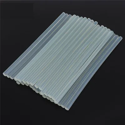 NILIN 10-50pcs/lot 7mm / 11mm Transparent Hot-melt Gun Glue Sticks for Heat Pistol Repair Alloy Gun Adhesive Accessories