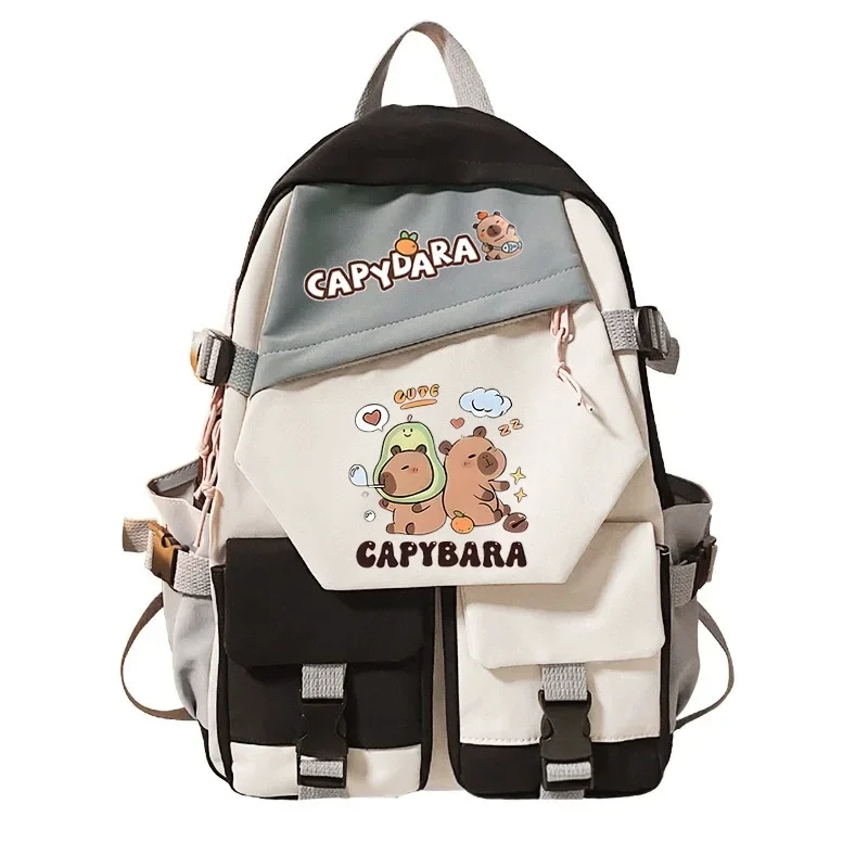 

Fashion Capybara Printed Backpack Cartoon Student Teenager Bookbag Sport Rucksack for Boy Girl Bagpack Women Travel Schoolbag