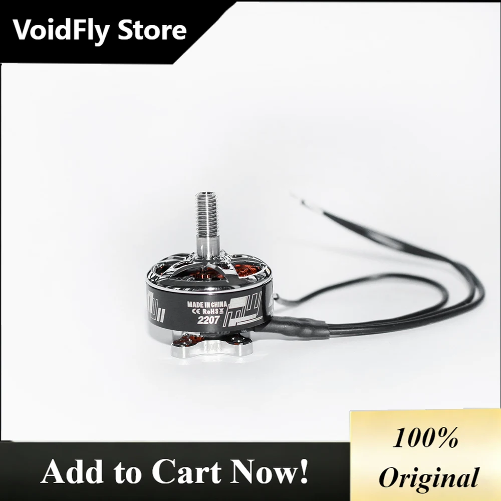 VoidFly Emax RS III 2207/2306  1800KV 2100KV 2500KV 3-6S Brushless Motor For 5 Inch RC Drone FPV Racing Parts