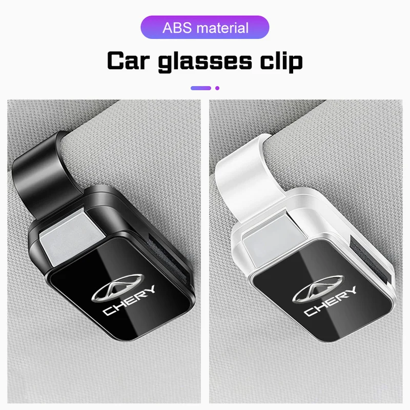 Fit Changan CS75Plus CS55 Deepal SL03 S07 UNI‑Z One‑hand Pressing Car Sun Visor Glasses Clips Eyeglasses Holder Accessories