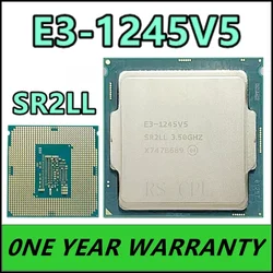 E3-1245 V5 E3 1245V5 E3 1245 V5 E3-1245V5 SR2LL 3.5 GHz Quad-Core Prosesor CPU Delapan Ulir 80W LGA 1151