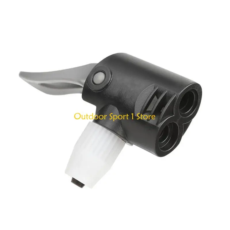 A0KA Road Bike Pump Nozzle Hose Adapter Valves Bicycles Valves Connector Double Head Pumping Parts Accessories Easy to Use view 4