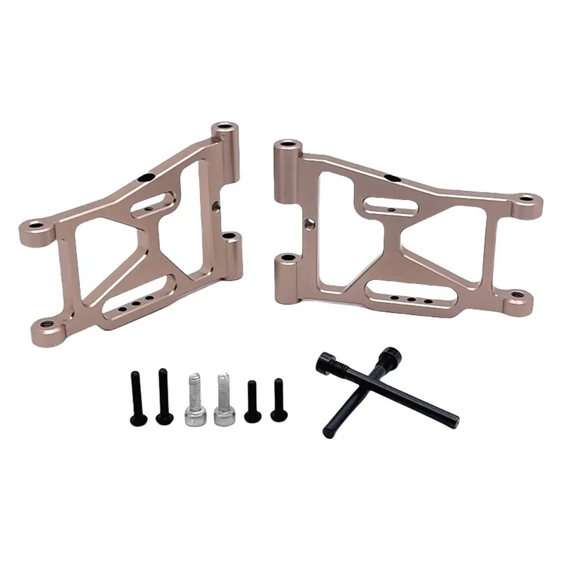 MJX 1/7 7303 RC Car Metal Upgraded Front Lower Control Arms - 6061 Aluminum Anodized Sandblasted (2PCS Set)