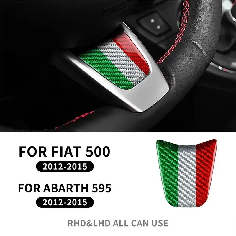 

Для Fiat 500 Abarth 595 настоящее твердое сухое углеродное волокно 2012-2015 наклейка нижняя трехцветная внутренняя отделка модификация аксессуары