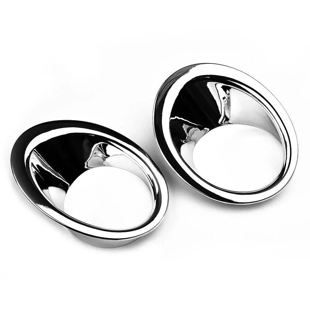 2pcs Chrome Front Fog Light Cover Trim Fit For Nissan Qashqai / +2 / Dualis J10 2010-2013 Automotive Interior Accessories