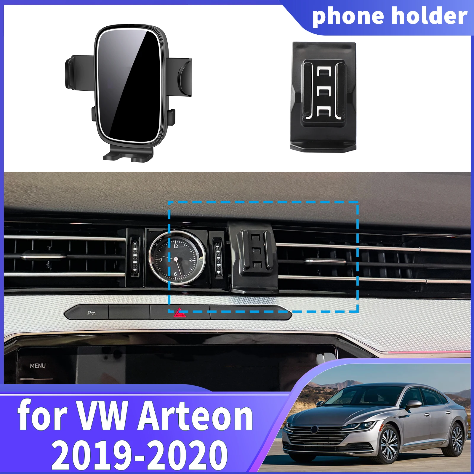 

fit for VW Arteon 2019 2020 ​​Navigation Phone Holder Mount Customized Car accessoires