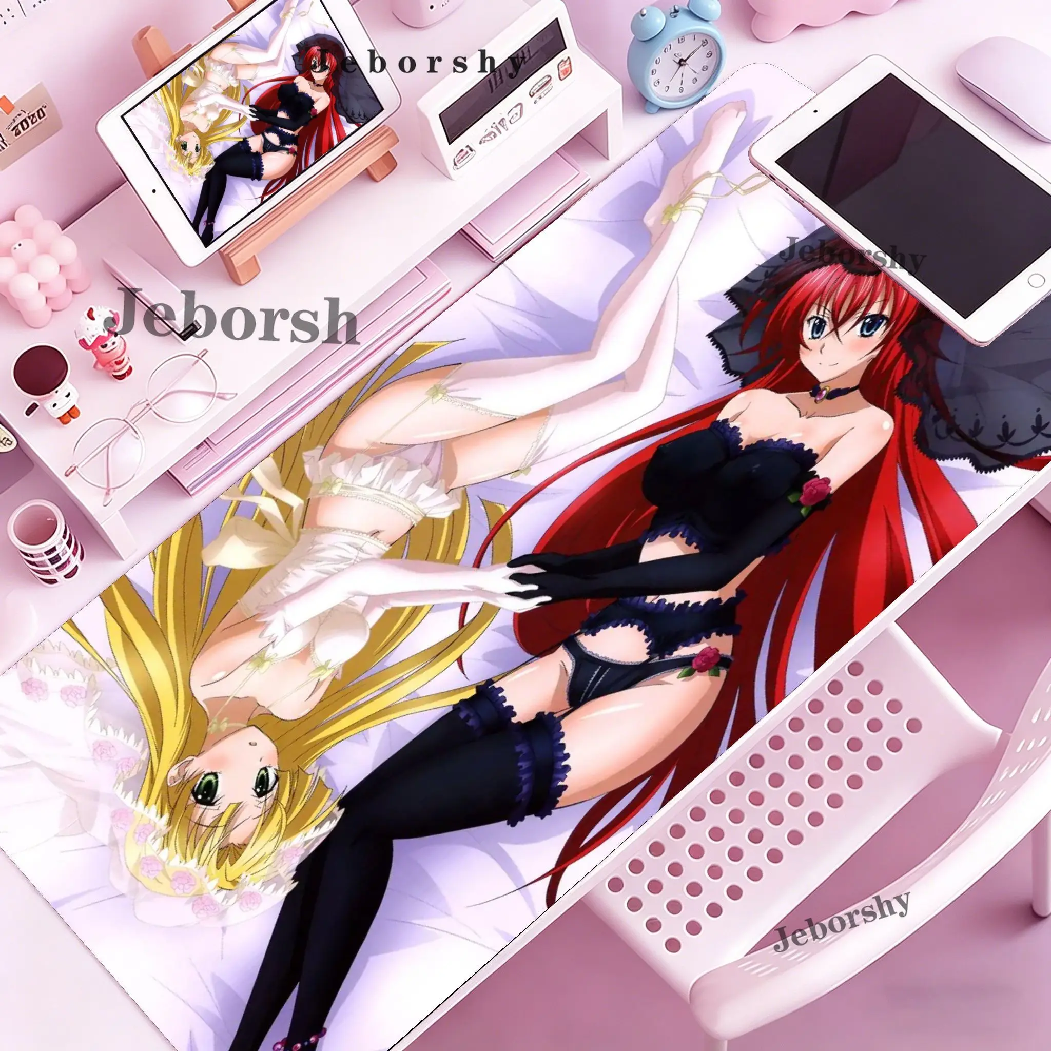 Anime High School Dxd Mouse Pad Computer Mat Gaming Teclado Mousepad Large Cute Padmouse Keyboard Games Pc Gamerdesk