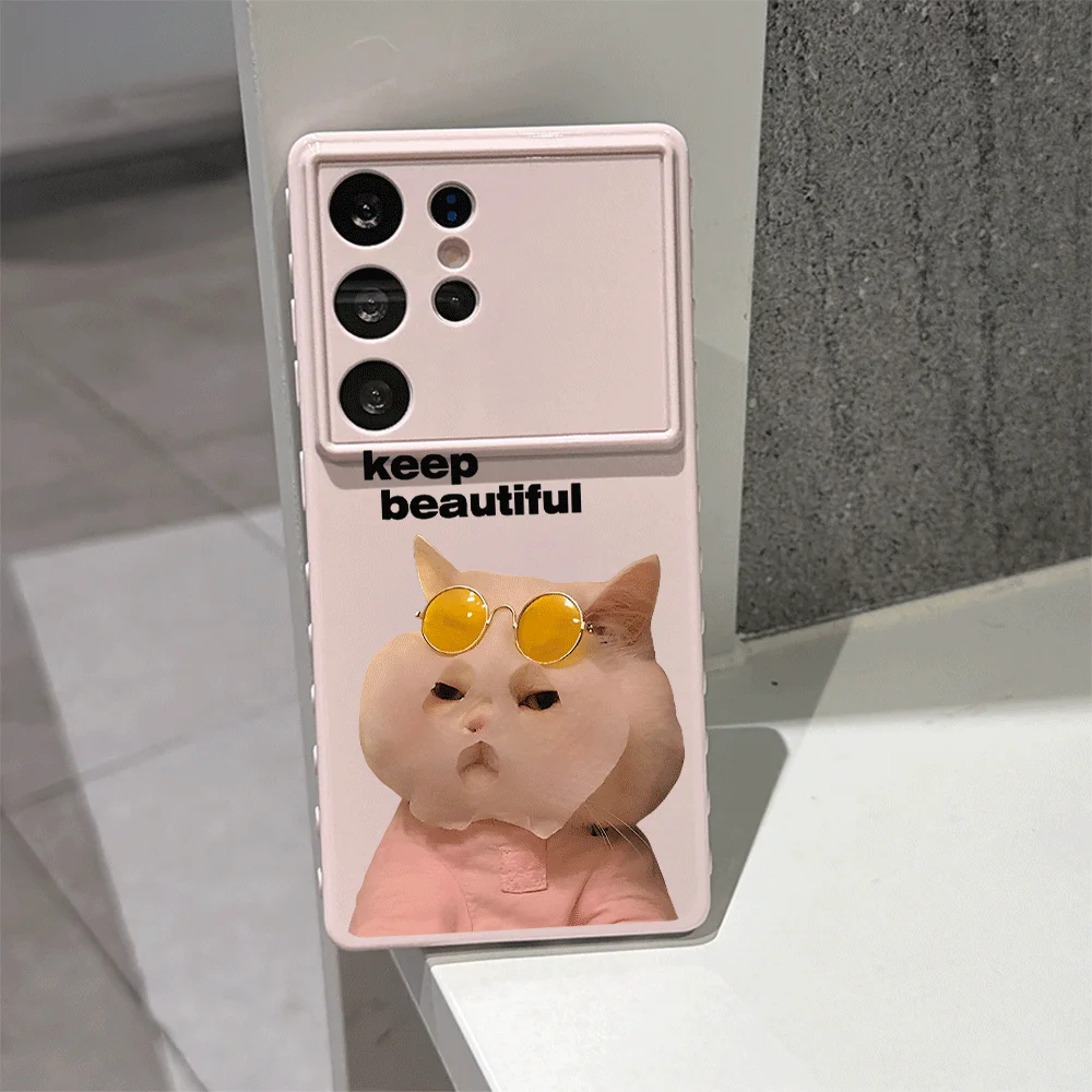 Cute Cat Dog Couple Paired Phone Case for Samsung Galaxy S26 S25 Ultra S24 FE S23+ S22 Plus Cover for Galaxy A57 A56 A55 Fundas