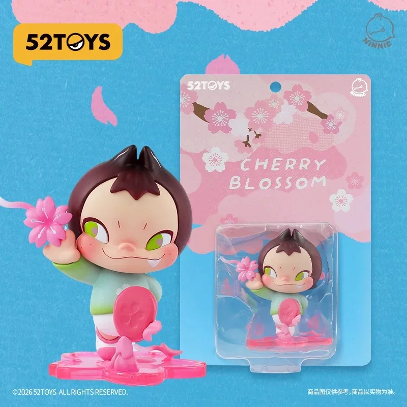 

Genuine 52toys Ninnic Cherry Blossom Rain Figure Pendant Cute Trendy Toy Doll Desktop Ornament Birthday Gift For Girls
