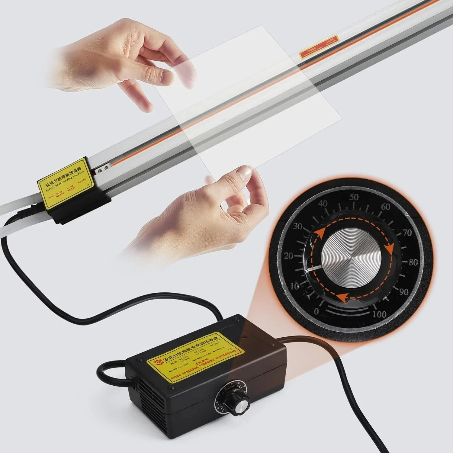 

Portable 30cm 1500W Acrylic Plastic PVC Bending Machine Heater Bender Hot Heating Tool