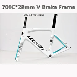 2024 CECCOTTI Carbon Road Bicycle Frame Rim Brake Hot Selling Road Bike Frame Bottom Bracket BSA Carbon Frameset DPD Shipping