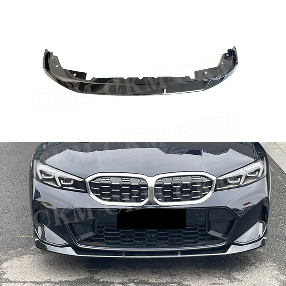 

ABS M Style Front Bumper Lip Chin Spoiler Car Styling Body Kits Accessories for BMW 3 Series G20 G28 LCI Sport 2023+