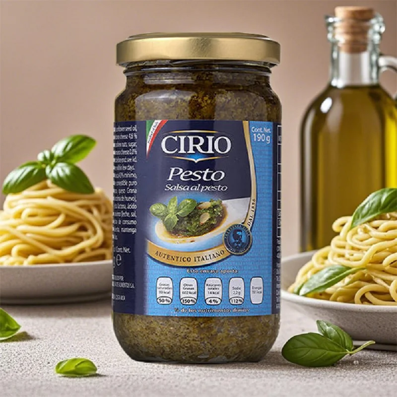 Cirio Albahaca Pesto 190g 1 Pieza/2 Piezas Compra Opcional Pasta Albahaca Ingrediente Sándwich Salsa Italiana
