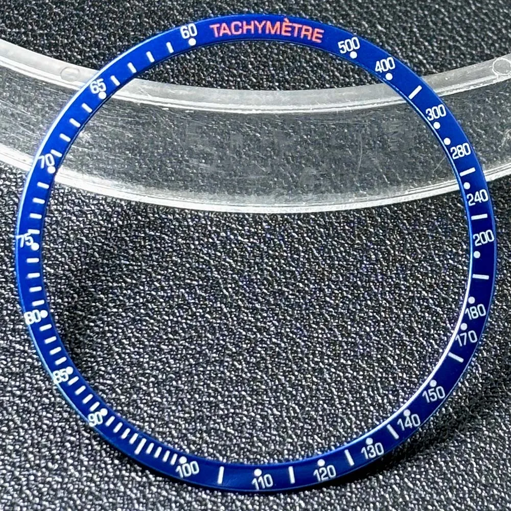 Multi-Color High-Quality Aluminum Frame Insert VK63 38.5mm*34mm, Suitable for VK63 Movement Watch Cases and Watch Accessories