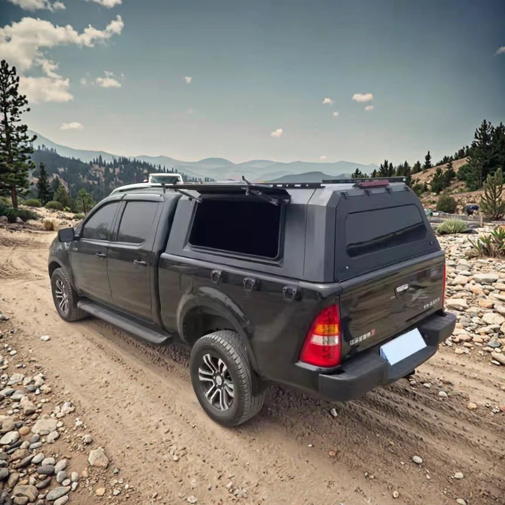 

Foldable Foton / G7 Off-road Pickup Truck Hardtop Cargo Bed Cover, High-quality Aluminum Alloy Waterproof Truck Roof Canopy
