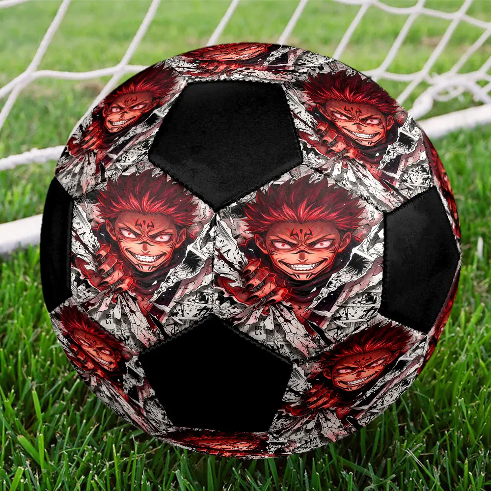 1PC Jujutsu Kaisen Soccer Ball Football Size 5 Training Ball Colorful Team Training All Season Gift HE32